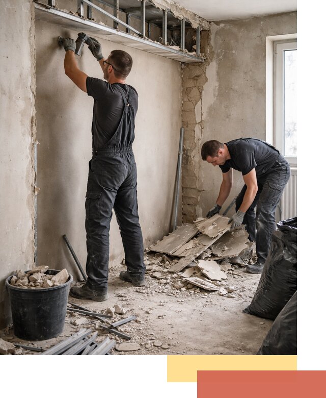 Демонтаж короба из гипсокартона в Озерске быстро и аккуратно