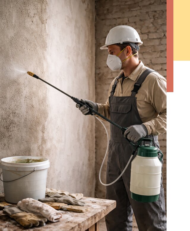 Антисептическая обработка стен в Озерске от 1217 руб. — быстро и недорого | ОТДЕЛОЧНИК-Озр