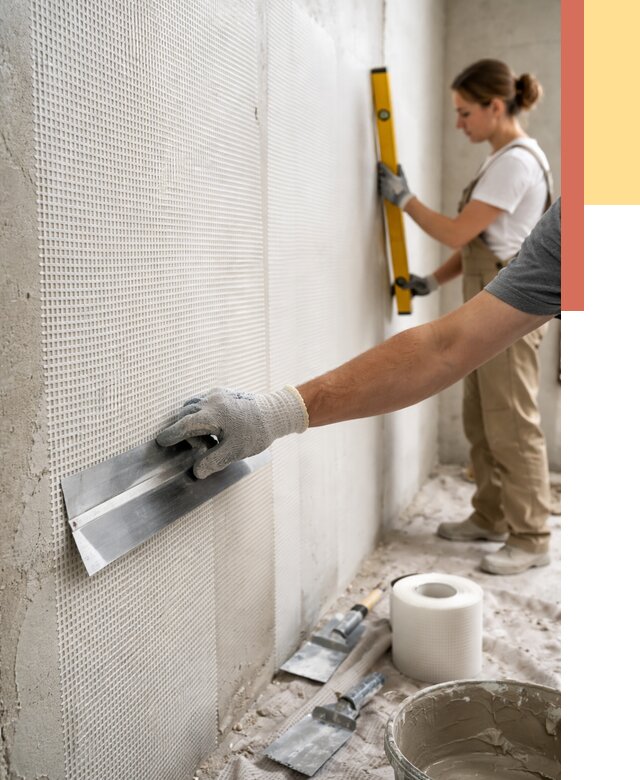 Армирование стен стеклосеткой в Озерске от 3245 руб. под ключ | ОТДЕЛОЧНИК-Озр