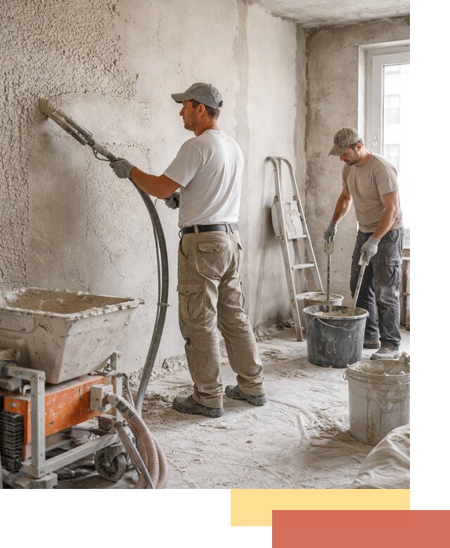 Машинная штукатурка стен в Озерске — быстро и качественно