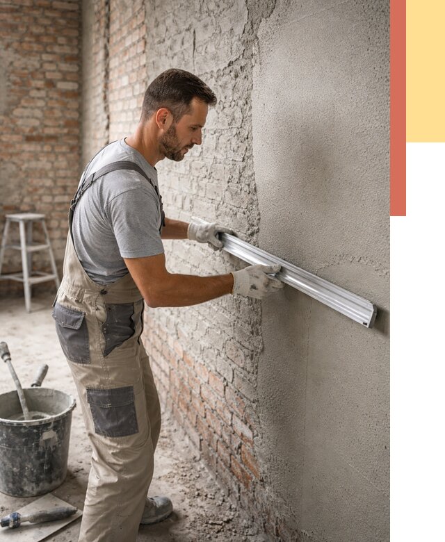 Штукатурка кирпичных стен в Озерске от 4564 руб/м2 — быстро и недорого | ОТДЕЛОЧНИК-Озр