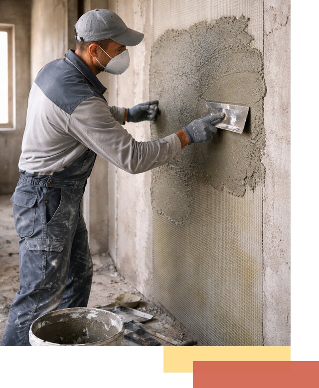 Штукатурка стен по сетке в Озерске под ключ качественно и быстро