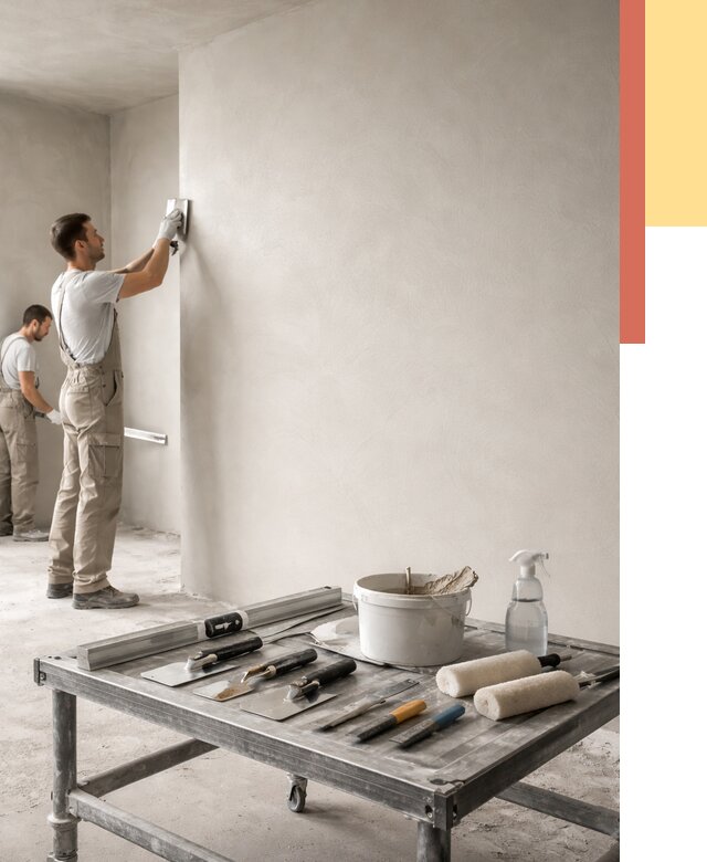 Штукатурка стен под покраску в Озерске от 4564 руб./м² — качественно и недорого | ОТДЕЛОЧНИК-Озр