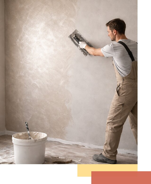 Декоративная штукатурка «Мокрый шелк» под ключ в Озерске