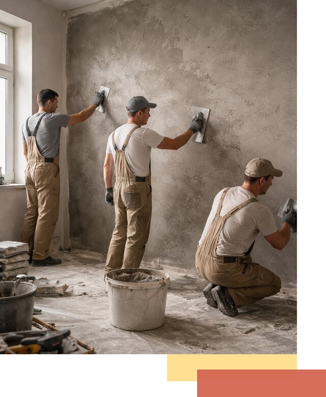 Декоративная штукатурка под бетон в Озерске для стен и потолков