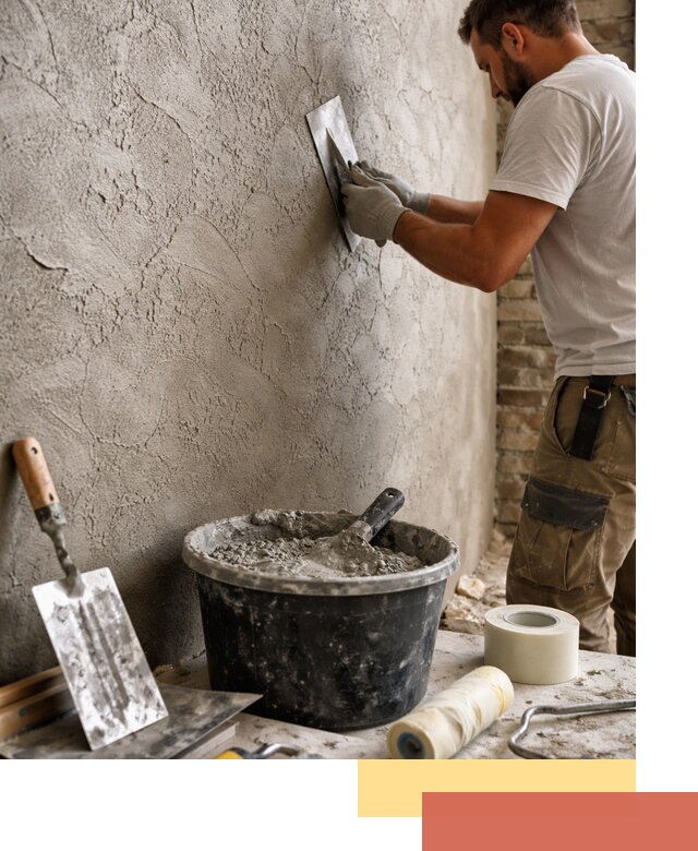 Декоративная штукатурка лофт в Озерске — отделка стен и потолков