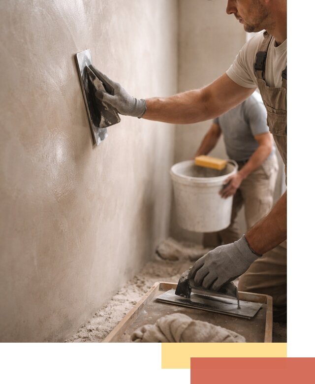 Нанесение марокканской штукатурки таделакт в Озерске