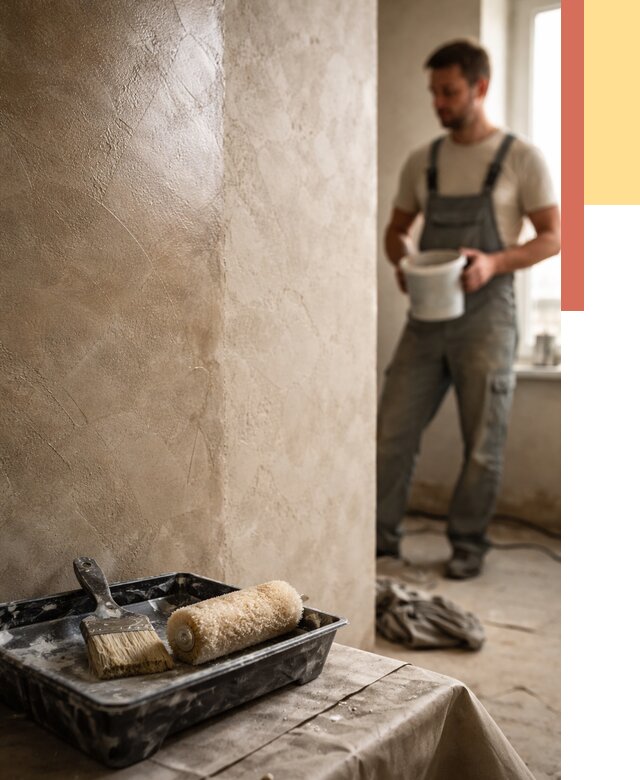 Нанесение воска на штукатурку в Озерске от 3550 руб. | Услуги ОТДЕЛОЧНИК-Озр