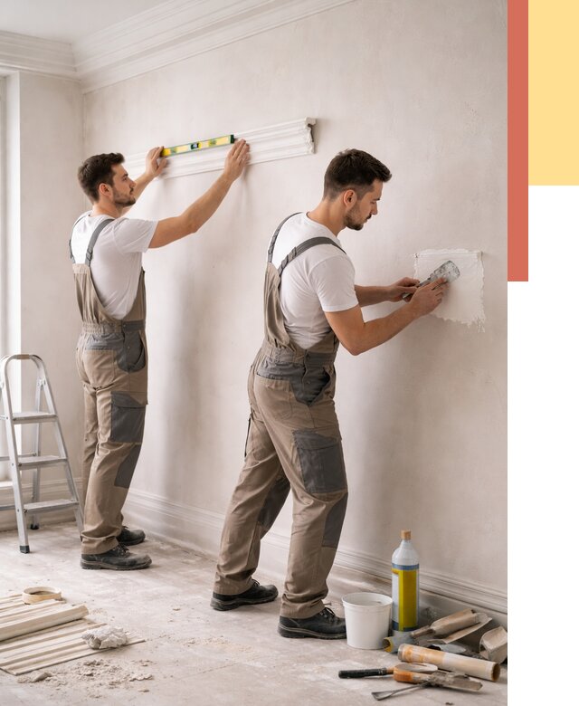 Монтаж лепнины на стены в Озерске от 4564 руб. — недорого, быстро | ОТДЕЛОЧНИК-Озр