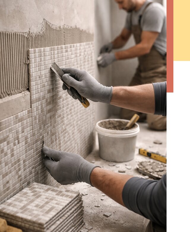 Облицовка стен мозаикой в Озерске от 3245 руб/м2 — укладка мозаики на стены | ОТДЕЛОЧНИК-Озр