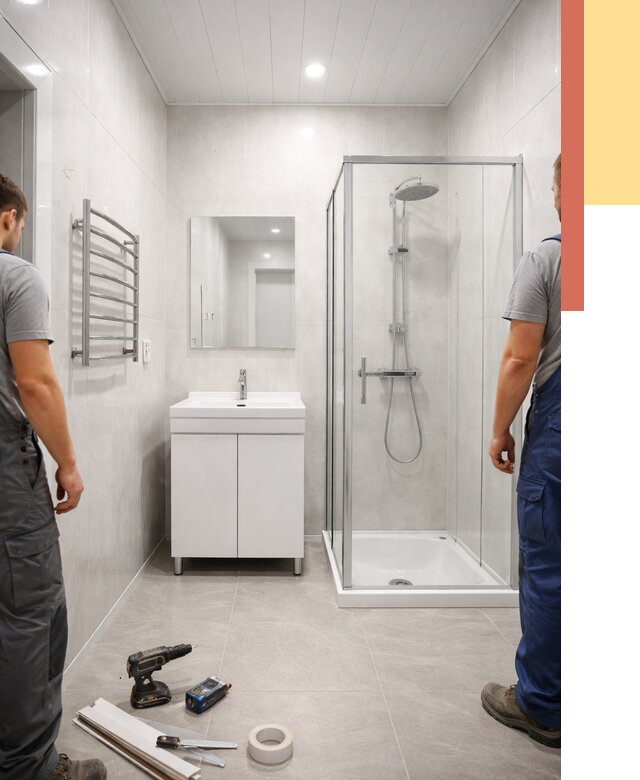 Отделка ванной комнаты панелями ПВХ в Озерске от 4564 руб. за м2 | ОТДЕЛОЧНИК-Озр