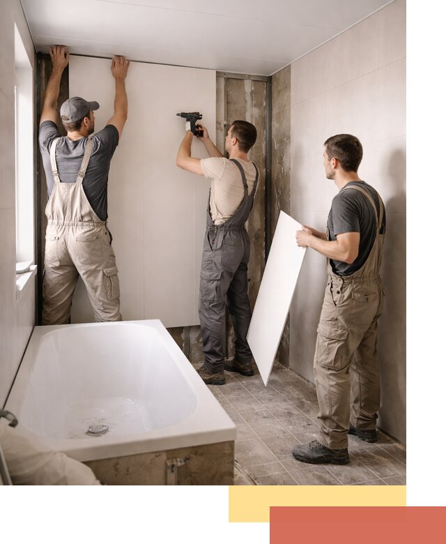 Отделка ванной панели ПВХ профессионально в Озерске