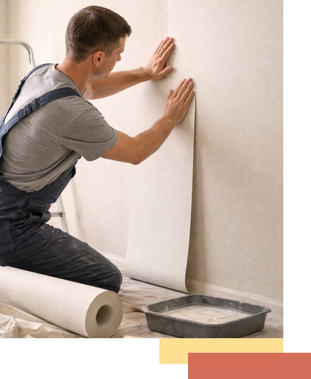 Поклейка флизелиновых обоев в Озерске качественно и быстро