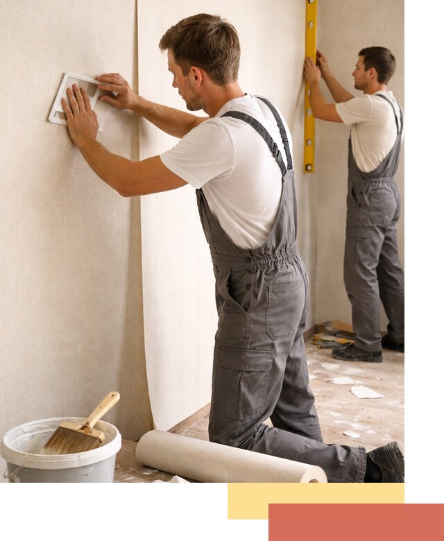 Поклейка бумажных обоев в Озерске качественно и недорого