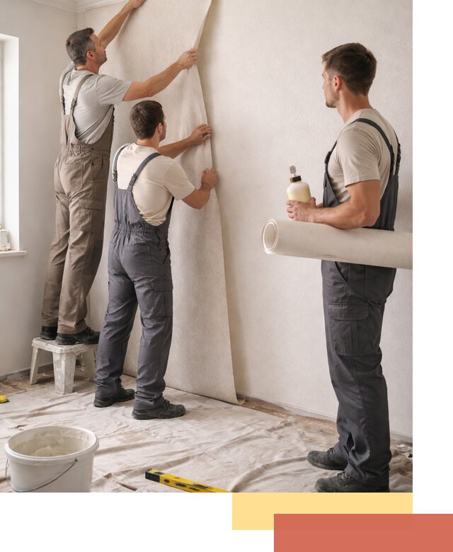 Оклейка стен обоями в Озерске — качественно и профессионально