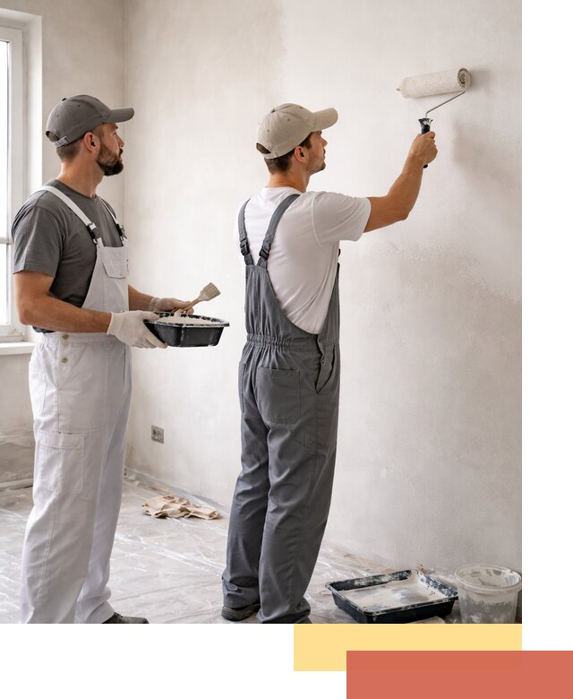 Покраска стен водоэмульсионной краской в Озерске