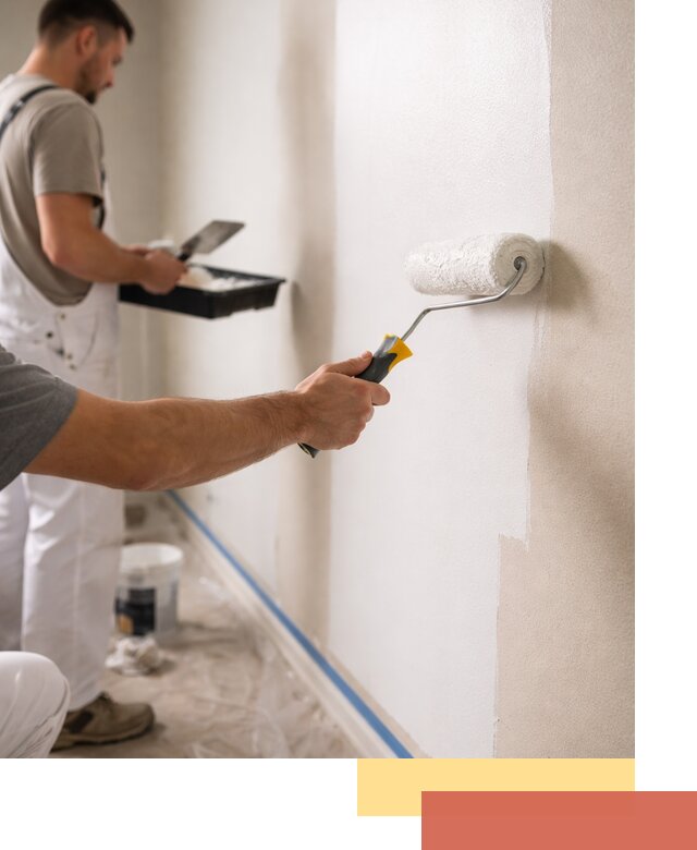 Покраска стен акриловой краской профессионально в Озерске