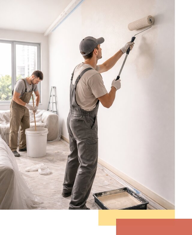 Покраска стен в офисе в Озерске — быстрый и качественный ремонт