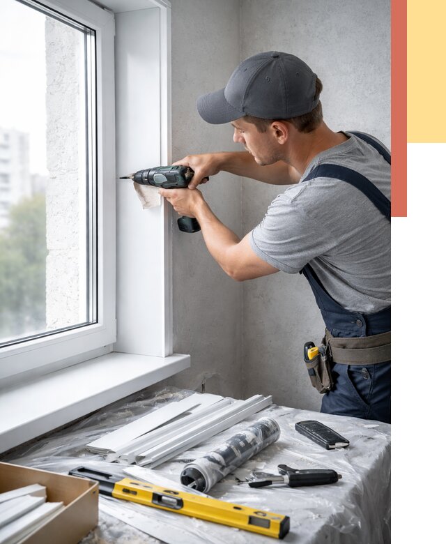 Установка пластиковых откосов в Озерске от 2282 руб. | ОТДЕЛОЧНИК-Озр монтаж, быстро и недорого