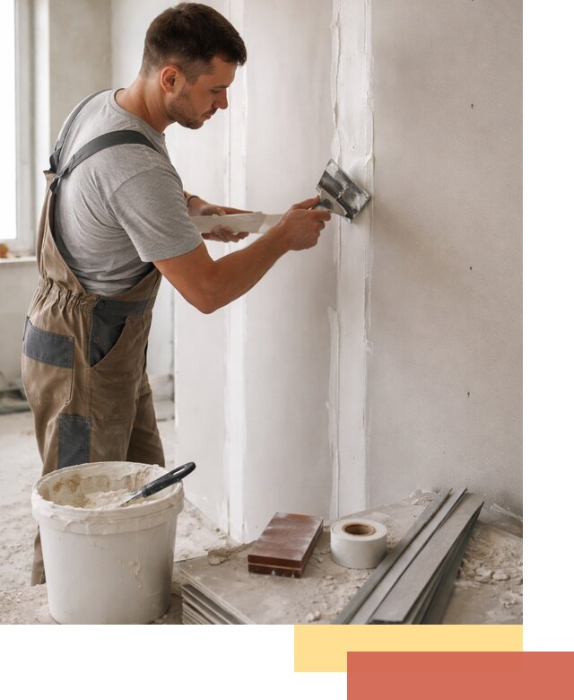 Шпаклевка перегородок из гипсокартона в Озерске качественно и быстро