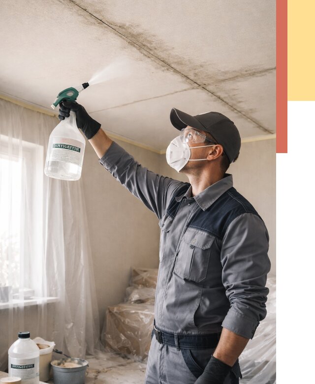 Антисептическая обработка потолка в Озерске от 2536 руб. | ОТДЕЛОЧНИК-Озр