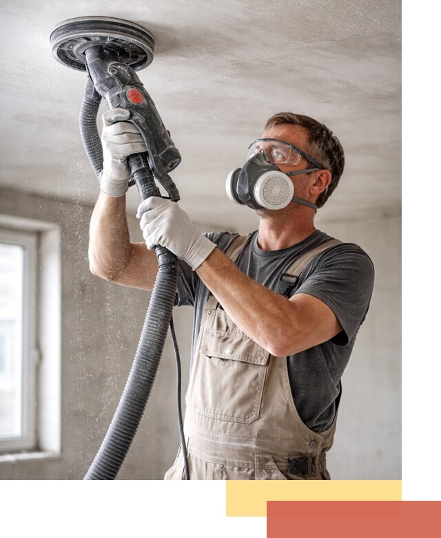 Шлифовка потолка в Озерске — качественная подготовка под отделку