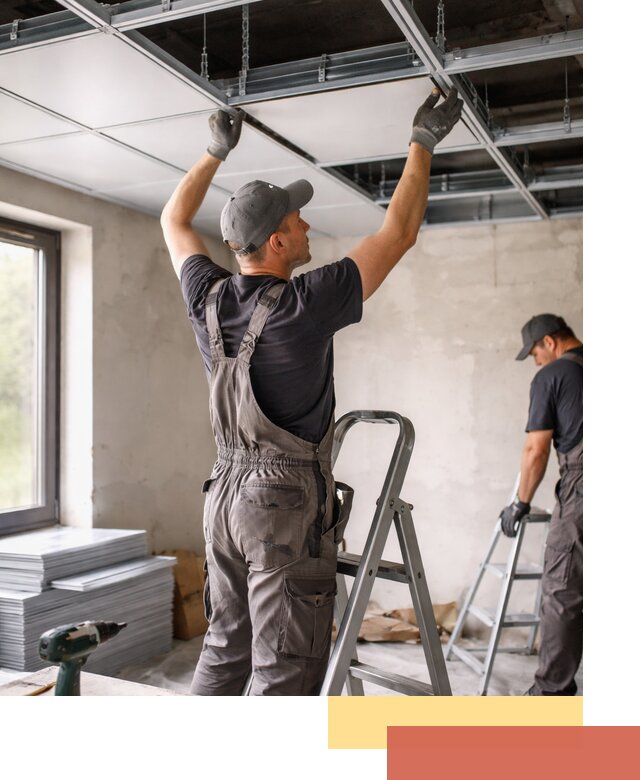 Монтаж кассетного потолка в Озерске качественно и быстро