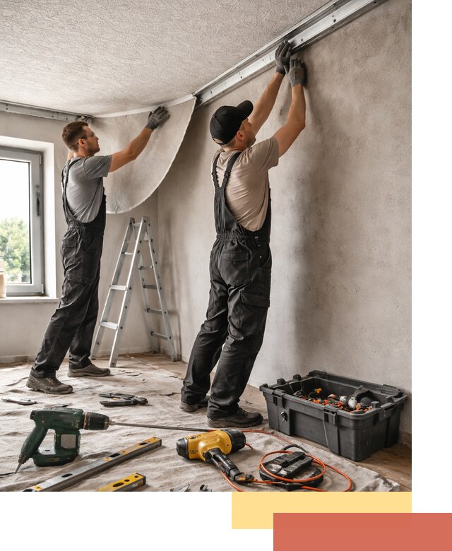 Монтаж фактурного натяжного потолка в Озерске качественно и быстро