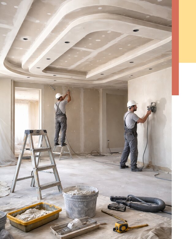 Многоуровневый потолок из гипсокартона в Озерске от 761 руб. под ключ | ОТДЕЛОЧНИК-Озр