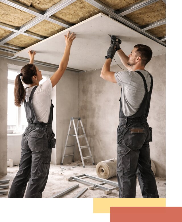 Звукоизоляция потолка из ГКЛ в Озерске профессионально и надежно