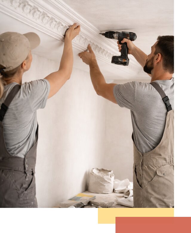 Профессиональный монтаж лепнины на потолок в Озерске