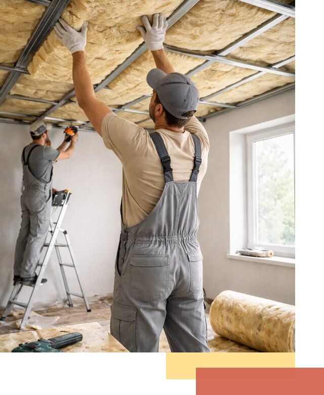 Утепление потолка под ключ в Озерске качественно и быстро