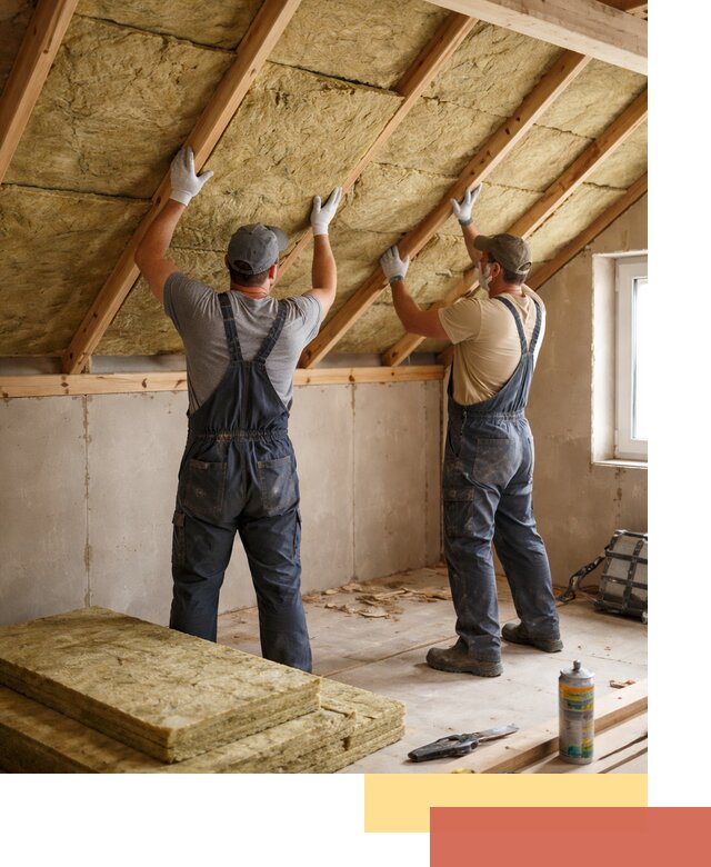 Утепление потолка минеральной ватой в Озерске