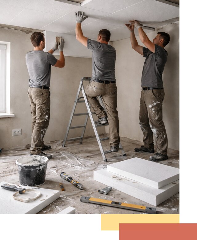 Утепление потолка пенопластом в Озерске быстро и качественно