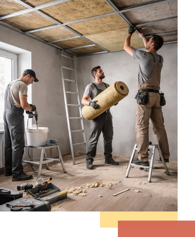 Шумоизоляция потолка в Озерске: профессиональный монтаж и отделка